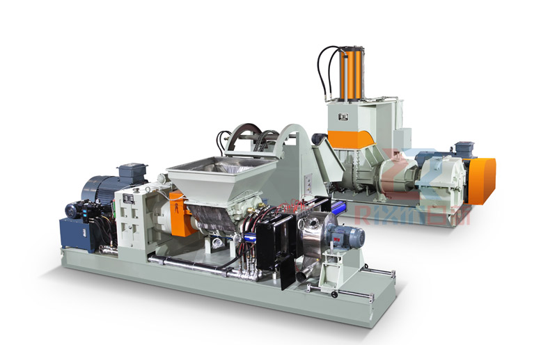 Rubber filter extruder